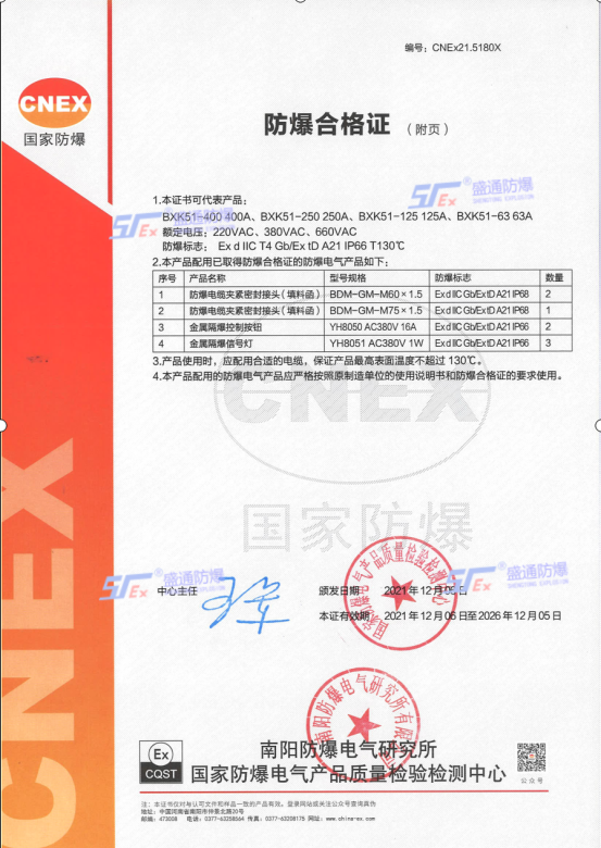 ����늚������ϸ��CBXK51-400